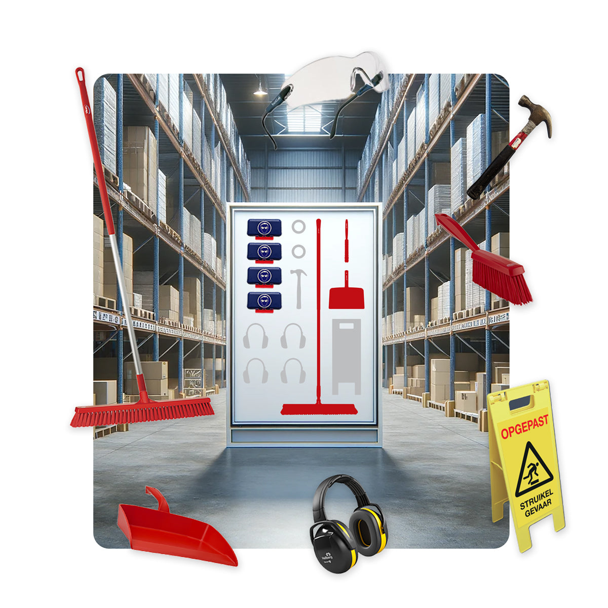 Safe Storage Visual Enhancing Workplace Safety and Efficiency with LEAN Visual Management ...